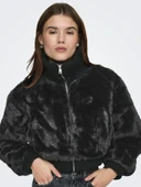 Only Wıckı Lıfe Fur Rıb Kadın Ceket 15349157 thumbnail 4