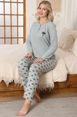 Desen Fitilli Pijama Takımı Çağla Yeşili thumbnail 1