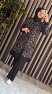 Kadın Giyim Şerit Desenli Samira Takım thumbnail 5