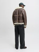 Jack Jones Lıverpool Avıator Suni Deri Erkek Ceket 12282948 - 4