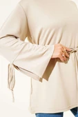 Loyşa Bilek İp Bağlamalı Tunik Taş thumbnail 4