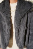 Astarlı Kürk Mont Füme - 4