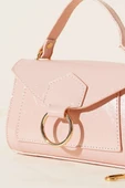 Halka Detaylı Rugan Çanta Pudra thumbnail 4