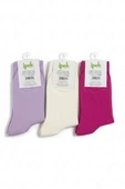 Kadın 3lü Bambu Soket Çorap Asorti 4 thumbnail 2