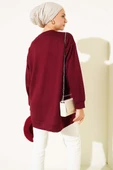 Kiraz Salkım Detaylı Tunik Bordo thumbnail 3