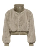 Only Wıckı Lıfe Fur Rıb Kadın Ceket 15349157 thumbnail 5