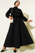 Fırfır Detaylı Etekli İkili Takım Siyah thumbnail 1