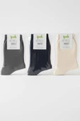 Kadın 3lü Bambu Soket Çorap Asorti 1 thumbnail 2