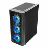 Frisby CM-105 650W 80+ USB 3.2 ARGB ATX Mid Tower Siyah Kasa thumbnail 4