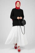 Salaş Yumoş Triko Kazak Siyah thumbnail 2