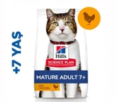 Hills Tavuklu +7 Yaşlı Kedi Maması 1.5kg thumbnail 2