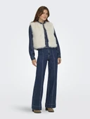 Only Jdy Yora Faux Fur Waıst Kadın Yelek 15359348 thumbnail 3