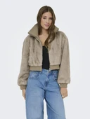 Only Wıckı Lıfe Fur Rıb Kadın Ceket 15349157 thumbnail 2