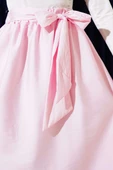 Kendinden Kuşaklı Kloş Etek Pembe thumbnail 4