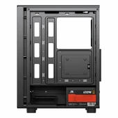 PowerBoost PB-A5065B 650W 80+ Bronz USB 3.2 ARGB eATX Mid Tower Siyah Kasa thumbnail 5