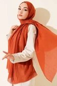 Aya Serisi İnce Pamuk Şal Kiremit -98 thumbnail 1