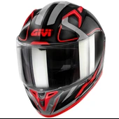 GIVI 50.8 RACER SİYAH-TITANIUM-KIRMIZI KASK M thumbnail 2