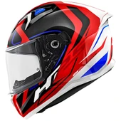 GIVI 50.8 RACER BEYAZ-KIRMIZI-SİYAH KASK L thumbnail 1
