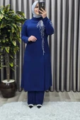 Kadın Tesettür Giyim Büyük Beden Gaye Abiye İkili Takım thumbnail 1