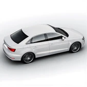 Audi A3 Sedan 2013-2016 Arka Tampon Spoyler Tek Eksoz Çıkış 8V5807521 - 2