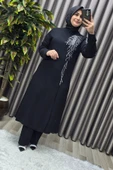 Kadın Tesettür Giyim Büyük Beden Gaye Abiye İkili Takım thumbnail 8