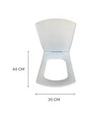 Plastik Oval Soft Klozet Kapağı – Dayanıklı, Hijyenik, Kolay Montajlı, Standart Ölçü (44x35 cm) thumbnail 1