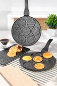 Polochef IPC-126 Döküm Yanmaz Yapışmaz Emojili Pankek Tava Krep Tavası 26 cm thumbnail 1
