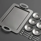 Jumbo Guest 13 Parça Oval Çay Seti thumbnail 3