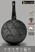 Polochef IPC-126 Döküm Yanmaz Yapışmaz Emojili Pankek Tava Krep Tavası 26 cm thumbnail 2