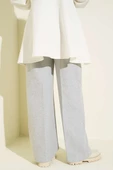Palazzo Kaşe Pantolon Gri - 3