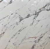 Beyaz Mermer Desenli Yapışkanlı Kaplama Kağıdı  Büyük Boy 5 Metre thumbnail 1