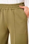 Scuba Çımalı Bol Paçalı Pantolon Haki thumbnail 4