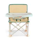 Plus 0-4 Yaş Portatif Katlanır Yükseltici Mama Sandalyesi Bebek Çocuk Kamp Sandalyesi 3 Farklı Renk Seçeneği thumbnail 6