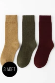 Kadın 3lü Yün Soket Çorap Asorti 4 thumbnail 1