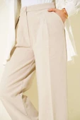 Palazzo Kaşe Pantolon Bej - 4