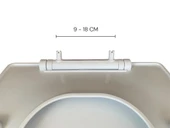 Plastik Oval Soft Klozet Kapağı – Dayanıklı, Hijyenik, Kolay Montajlı, Standart Ölçü (44x35 cm) thumbnail 6