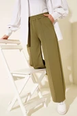 Scuba Çımalı Bol Paçalı Pantolon Haki thumbnail 1