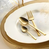 Fecra Doğa 36 Parça Gold Çatal Kaşık Bıçak Takımı - 4