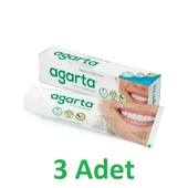 Agarta Diş Macunu Doğal 100ml x 3 adet - 1