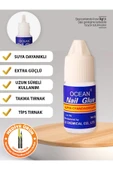 Ocean Takma Tırnak Yapıştırıcı Tips Yapıştırıcı Hızlı Yapıştırıcı Nail Glue 3 gr thumbnail 2