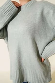 Basic Oversize Triko Tunik Mint - 4