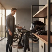 LS2 RAPID 2 R PARLAK SİYAH MOTOSİKLET KASKI SİYAH VE ŞEFFAF VİZÖR + SPOİLER thumbnail 5