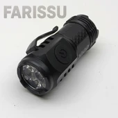 3 LED'li Güçlü Mini El Feneri Şarj Edilebilir Type-C - 5