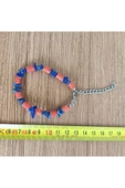 El Yapımı Doğal Taş Bileklik – Lapis Lazuli ve Kırmızı Heishi - 9397 thumbnail 4