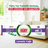 Fairy Power Wipes Mop Uyumlu Yer Temizlik Havlusu 50 Yaprak | Lavanta Yağlı | 3 Adet thumbnail 3