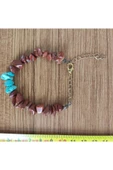 Etnik Tarz Turkuaz & Jasper Doğal Taşlı Ayarlanabilir Bileklik - 9991 thumbnail 3