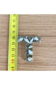 ""T"" HARFİ - Kıyı Esintisi Harf Anahtarlık (A–Z) – Gerçek Deniz Kabuğu, Kum ve Şeffaf Epoksi– El Y thumbnail 2