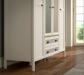 Hunerika Meniro Premium 4 kapak 2 çekmeceli Gardırop-Minifiks bağlantılı - aytaşı/legnano - 4