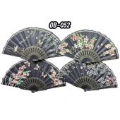 Plastik Kumaş Yelpaze 12'li Karışık - 1