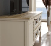 Hunerika Tavros Premium Tek kapak 4 Çekmece tv ünitesi- Minifiks - aytaşı/legnano - 4